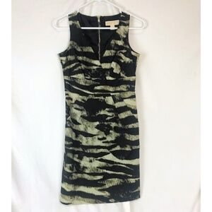 Michael Kors Animal Print Zebra Dress 2